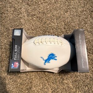 NFL Full Size Lions Football with Logo